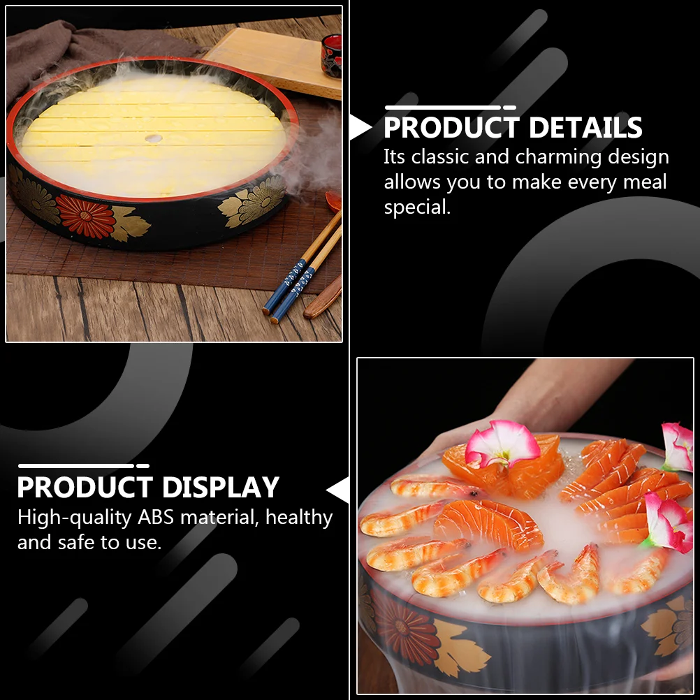 Sashimi Dry Ice Plate Japanese Salmon Seafood Sushi Restaurant High-End Flat Plate Serving Plate
Sashimi Dry Ice Plate Japanese Salmon Seafood Sushi Restaurant High-End Flat Plate Serving Plate