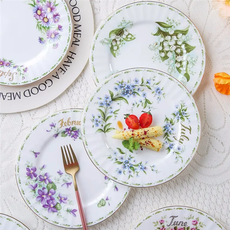 Nordic Ceramic Steak Plates Bone China Salad Dessert Dish Seasonal Style Kitchen Tableware Pastoral Gifts Party Presents 8 Inch
Nordic Ceramic Steak Plates Bone China Salad Dessert Dish Seasonal Style Kitchen Tableware Pastoral Gifts Party Presents 8 Inch