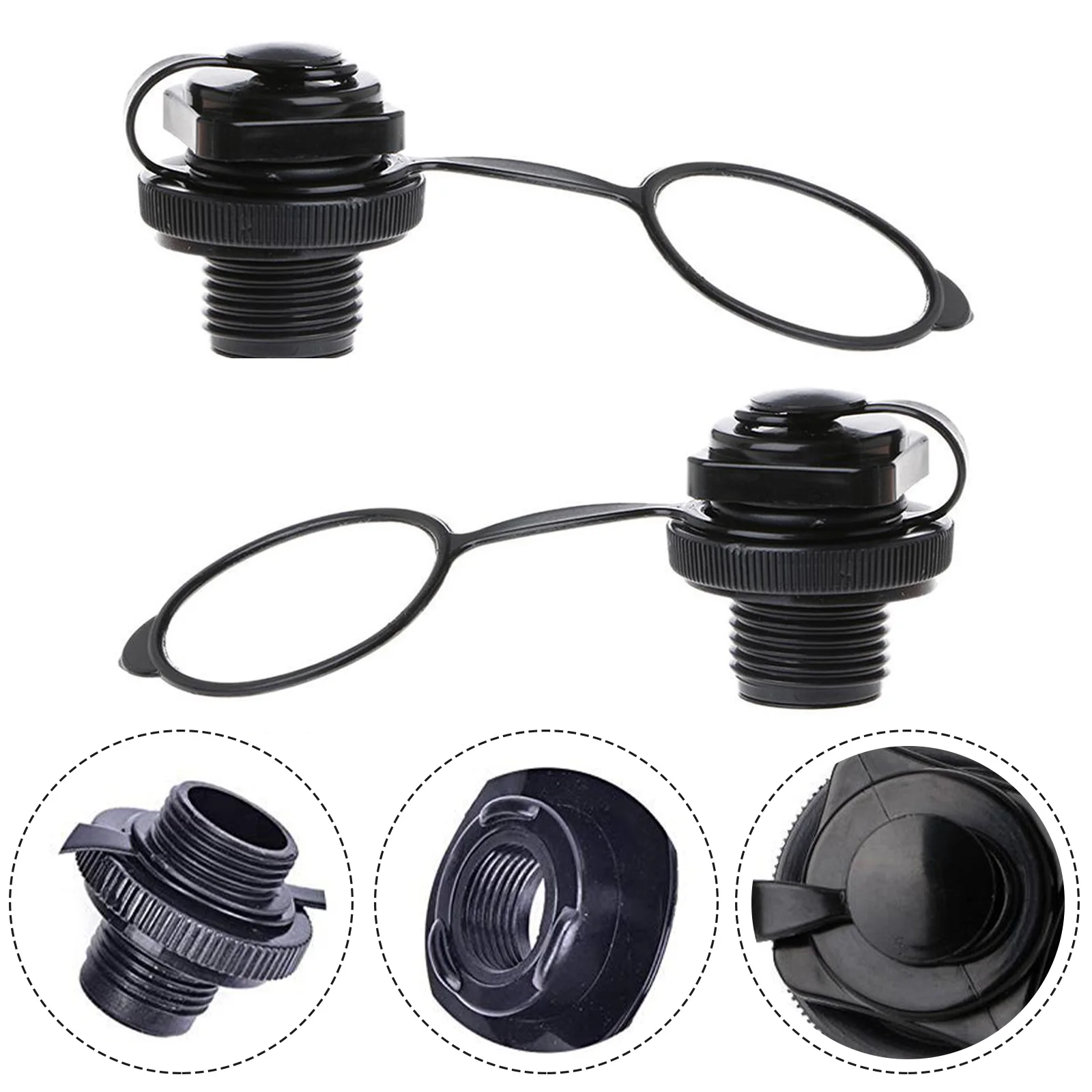 Inflatable Boat Air Valve Cap Inflation Kayak Part Replacement Screw Spiral 2Pcs Accessories Air Plugs Durable
Inflatable Boat Air Valve Cap Inflation Kayak Part Replacement Screw Spiral 2Pcs Accessories Air Plugs Durable