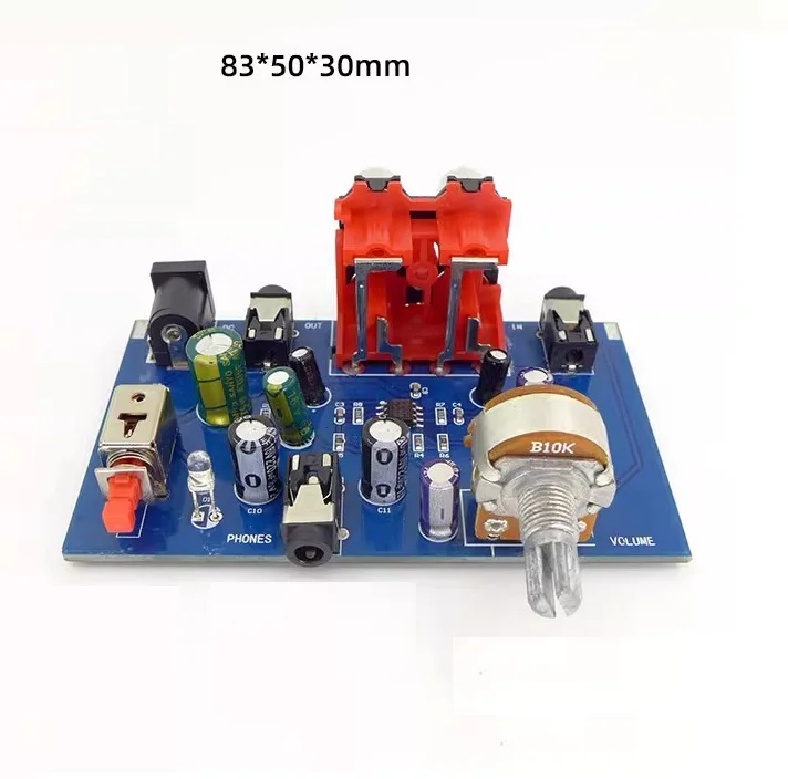 NE5532 Stereo Music Audio Signal Pre-amplifier Amp Headphone Amplifier Board Gain 20db RCA 3.5MM Volume Control Tone 
NE5532 Stereo Music Audio Signal Pre-amplifier Amp Headphone Amplifier Board Gain 20db RCA 3.5MM Volume Control Tone