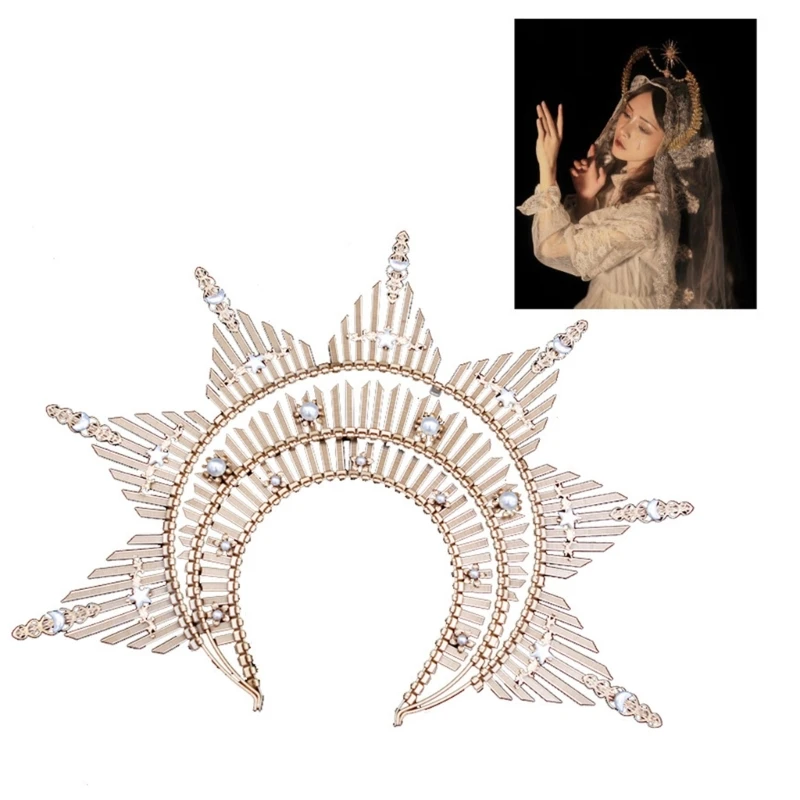 Gothic Headband Vintage Hairband Gorgeous Baroque Spiked Tiaras Headpiece Princess Headpieces Crowns Halloween Cosplay
Gothic Headband Vintage Hairband Gorgeous Baroque Spiked Tiaras Headpiece Princess Headpieces Crowns Halloween Cosplay