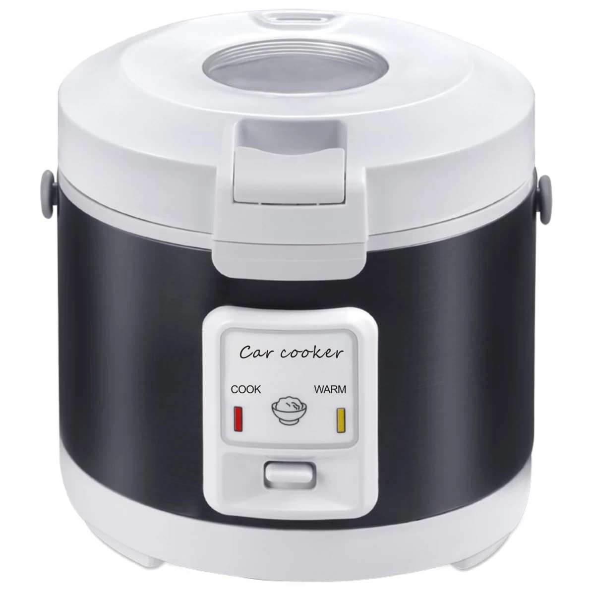 

24V 220V Rice Cooker Truck Soup Steamer Heating Lunch Box Meal Heater Warmer 3L Home Appliance for Camping Black English Menu