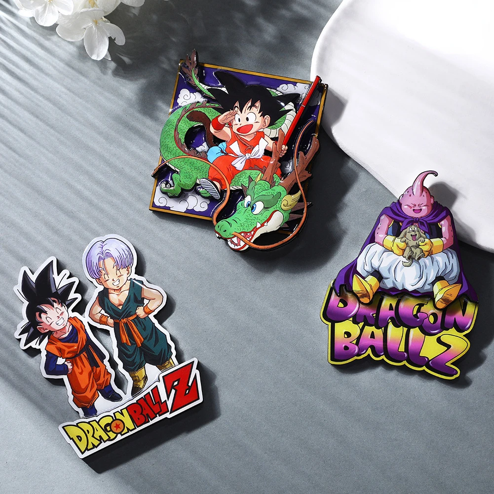 

Dragon Ball Z Anime Fridge Magnet Home Kitchen Board Refrigerator Magnetic Stickers Convenience Sticker Cartoon Photo Message