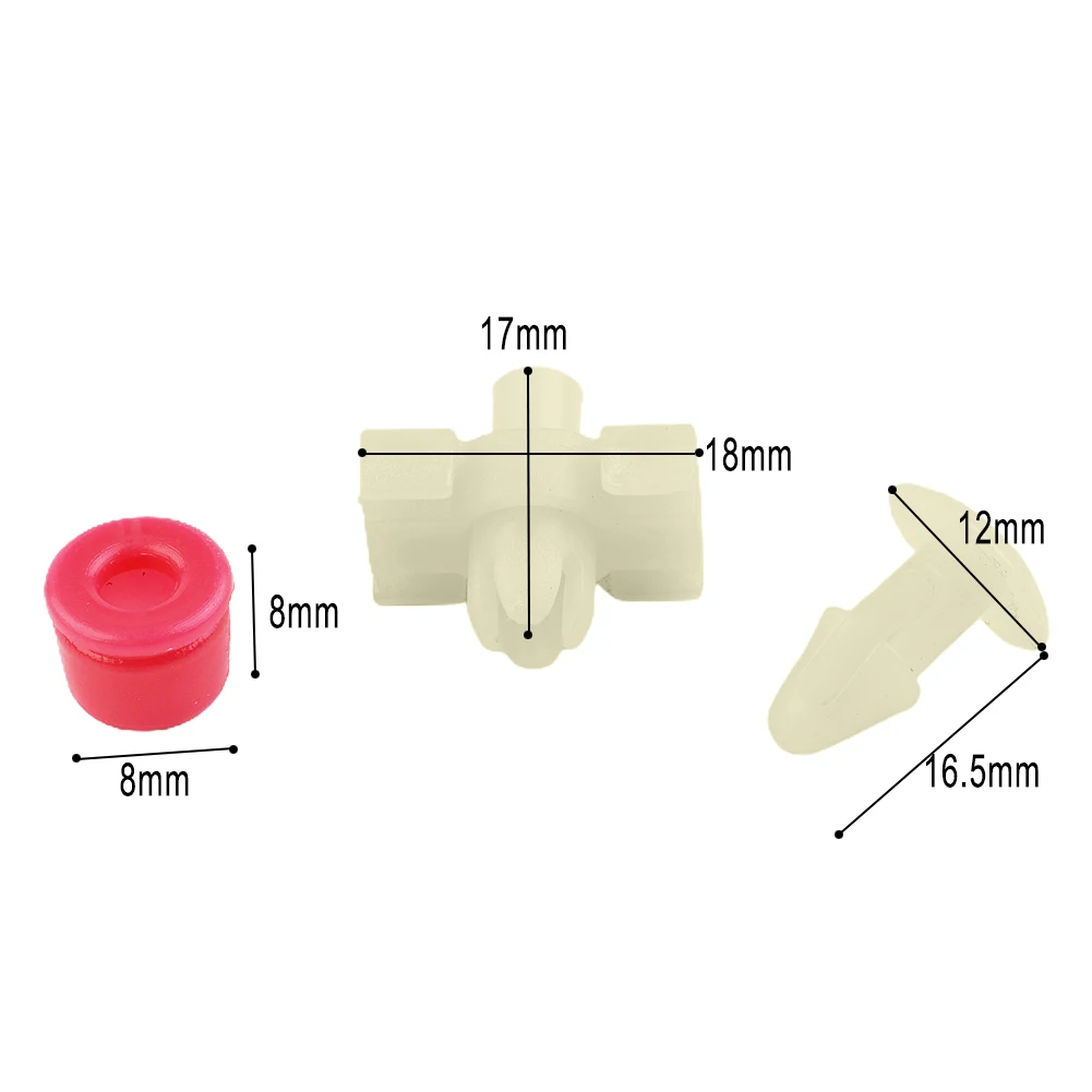 Automotive Fasteners Door Seal Clip 52PCS Clamp Easy To Install Reliable Plastic For MERCEDES W123 Replaceable
Automotive Fasteners Door Seal Clip 52PCS Clamp Easy To Install Reliable Plastic For MERCEDES W123 Replaceable