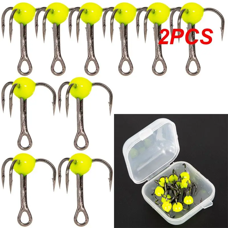 2PCS Lead Hook Fishing Gear Three Anchor Hook Mini Fishhook Fishing Treble Hook Sharp Barbed Round Bend High Carbon Steel
2PCS Lead Hook Fishing Gear Three Anchor Hook Mini Fishhook Fishing Treble Hook Sharp Barbed Round Bend High Carbon Steel
