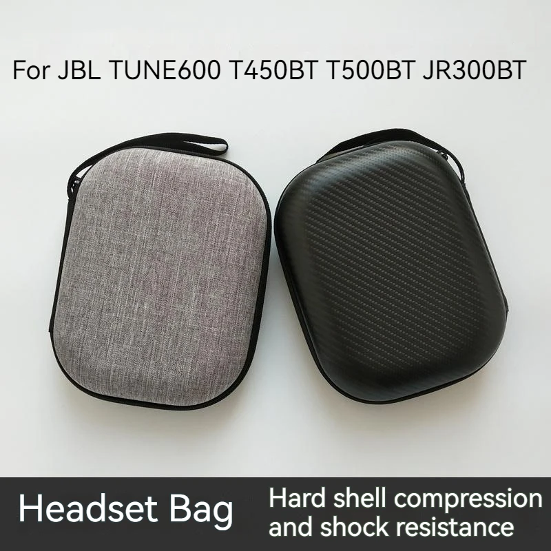 

For JBL Tune600 T450bt T500bt Jr300bt Pressure-Resistant Storage Bag Box Head-Mounted Earphone Box Dust hard Case protective box