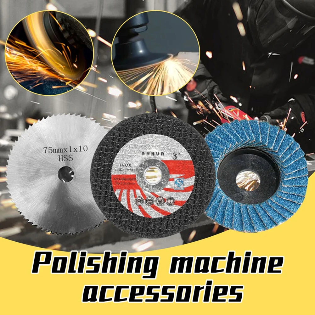 6 Pcs/set 75mm Diameter 10mm Bore Angle Grinder Attachment Cutting Polishing Disc HSS Circular Saw Blade Carbite Cutting Disc
6 Pcs/set 75mm Diameter 10mm Bore Angle Grinder Attachment Cutting Polishing Disc HSS Circular Saw Blade Carbite Cutting Disc