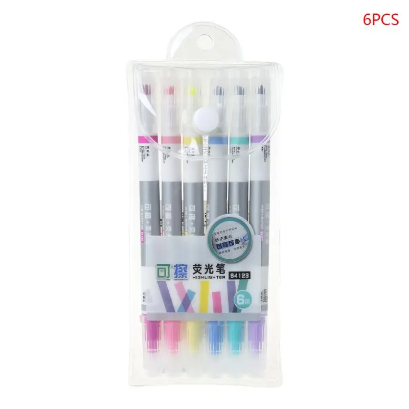 6pcs/set Erasable Highlighter Pen Marker Pastel Liquid Chalk Fluorescent Pencil Drawing Drop Ship
6pcs/set Erasable Highlighter Pen Marker Pastel Liquid Chalk Fluorescent Pencil Drawing Drop Ship