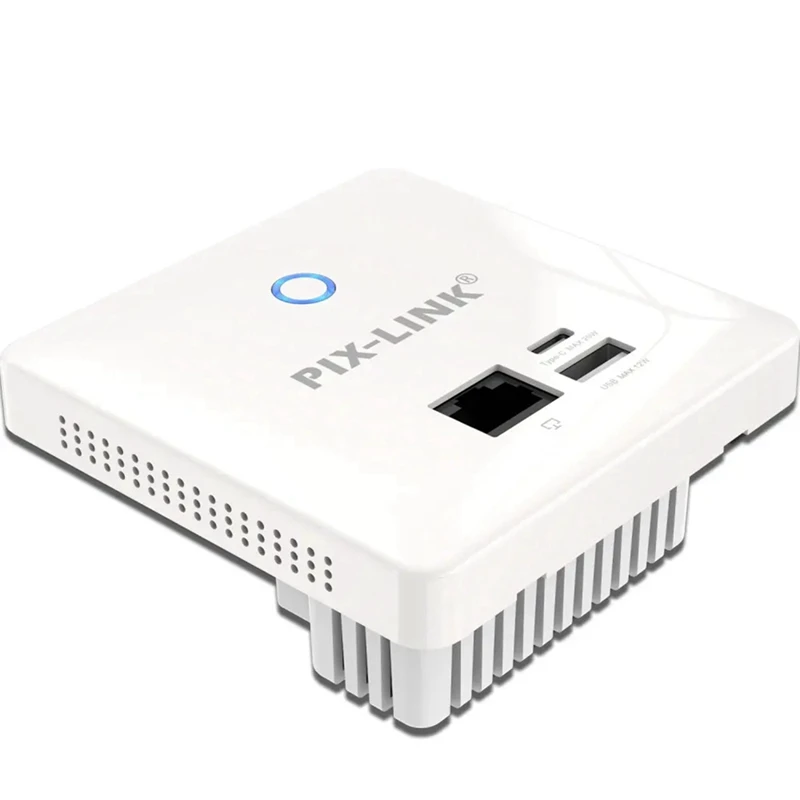 Беспроводная точка доступа в стену PIX-LINK CAP08, 300 м, 2,4 ГГц, Wi-Fi AP Client + AP IEEE 802.11N/G/B, базовая станция Wi-Fi
Беспроводная точка доступа в стену PIX-LINK CAP08, 300 м, 2,4 ГГц, Wi-Fi AP Client + AP IEEE 802.11N/G/B, базовая станция Wi-Fi