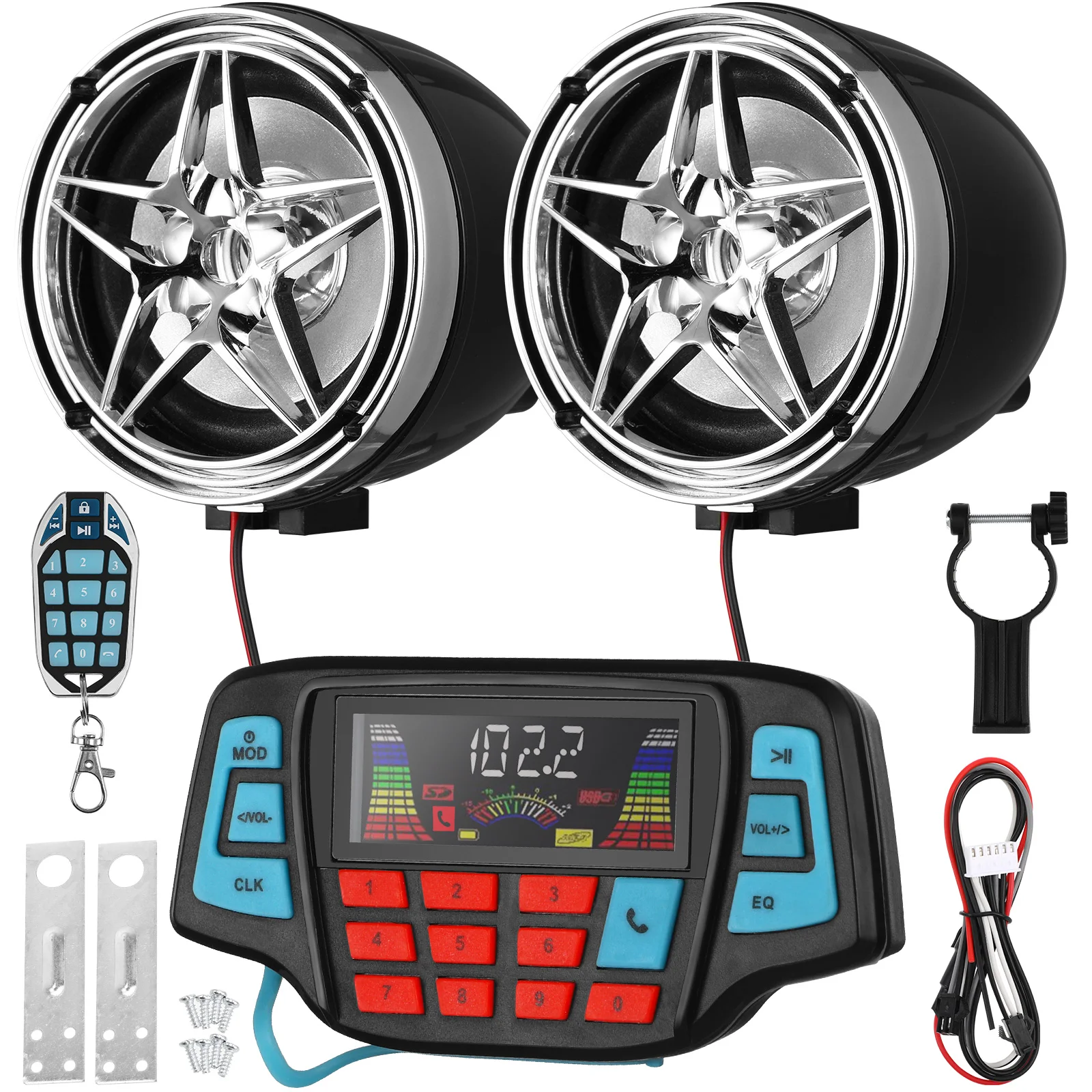 Motorcycle Audio Receivers Outdoor Speakers Stereo System Wireless Multifunction Radio Car Play
Motorcycle Audio Receivers Outdoor Speakers Stereo System Wireless Multifunction Radio Car Play