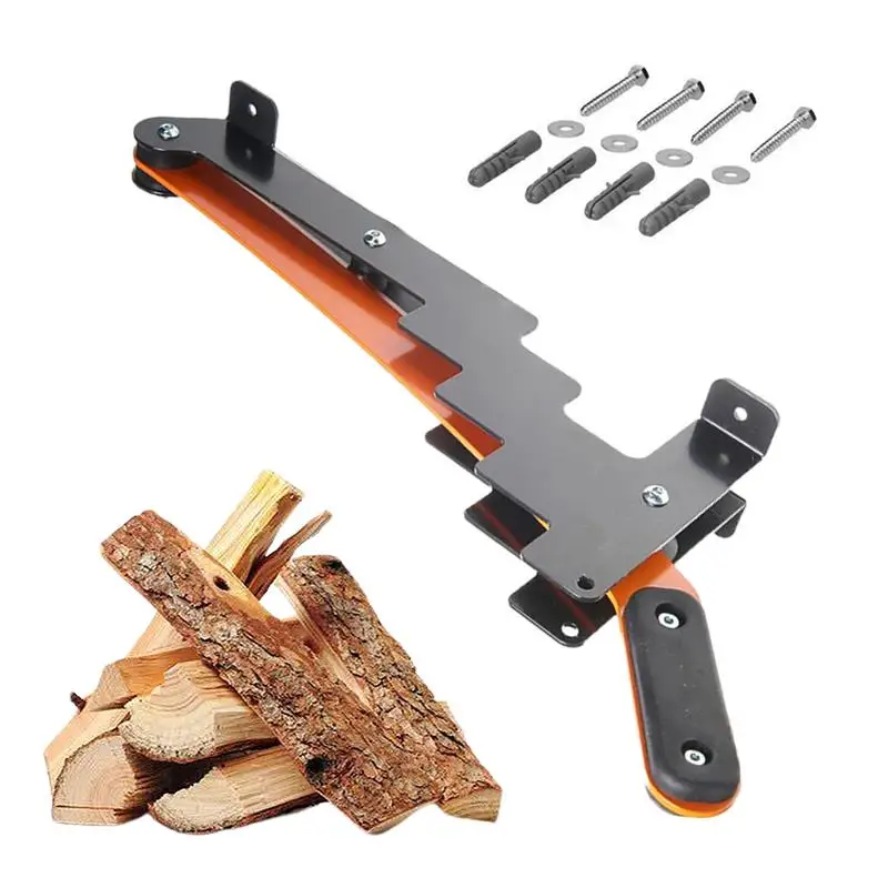 Wall Mounted Kindling Wood Splitter Carbon Steel Manual Log Splitter Heavy Duty Convenient Kindling Cracker Wood Splitter
Wall Mounted Kindling Wood Splitter Carbon Steel Manual Log Splitter Heavy Duty Convenient Kindling Cracker Wood Splitter