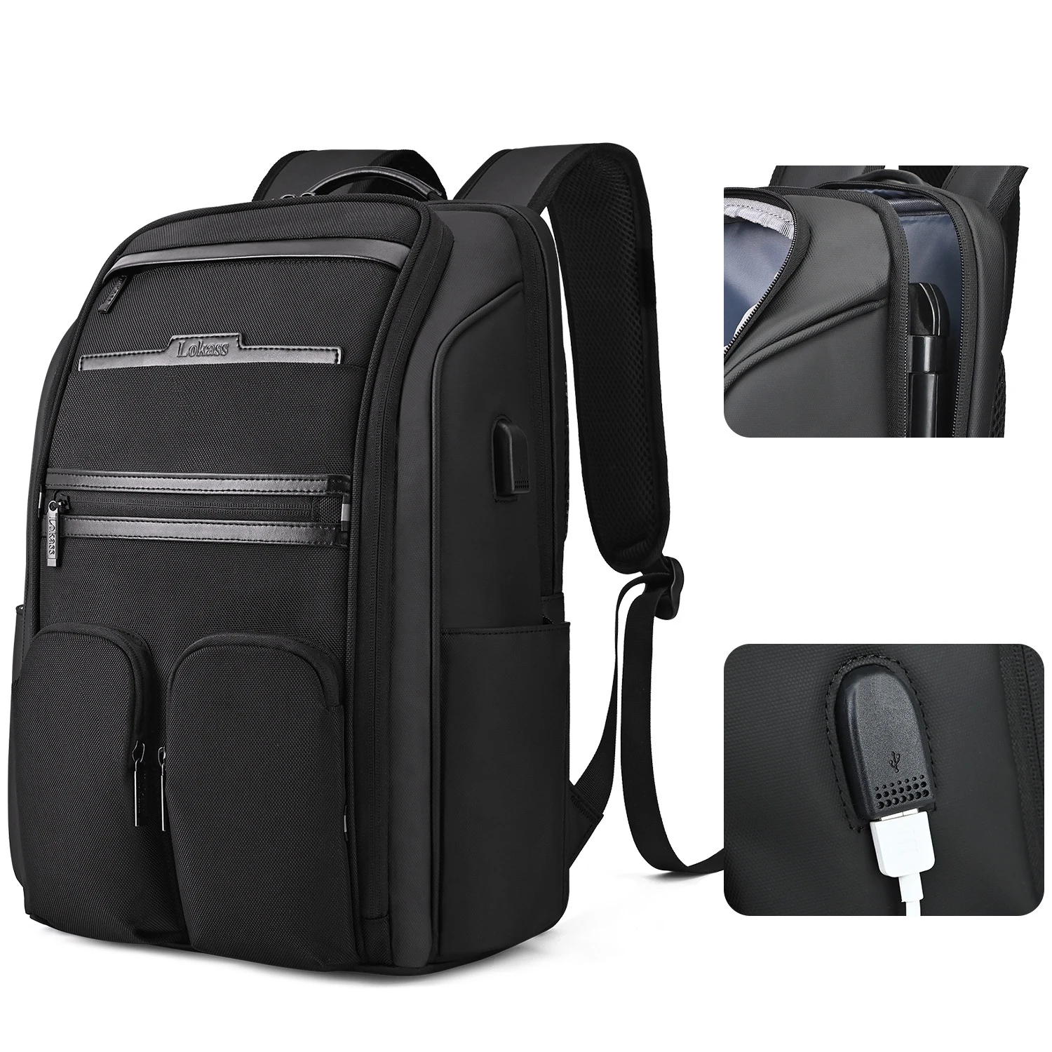 Business Computer Backpack Men's Large capacity Waterproof USB Backpack School Bag Travel Laptop Pack For Male Female Women
Business Computer Backpack Men's Large capacity Waterproof USB Backpack School Bag Travel Laptop Pack For Male Female Women