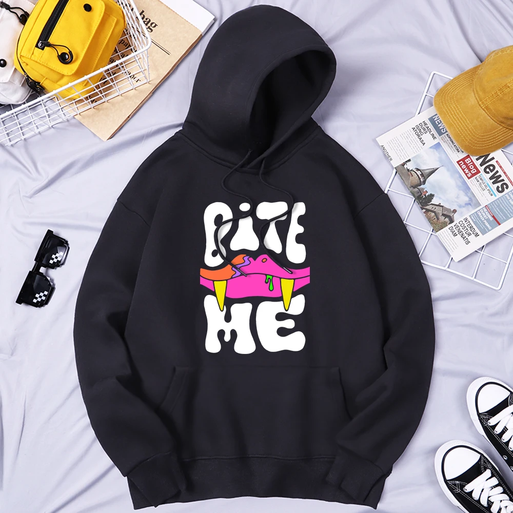 Bite Me Vampire Fangs Mens Sweatshirts Vintage Large Size Tracksuit Classic Designer Hoodies Harajuku All-Match Mens Hooded
Bite Me Vampire Fangs Mens Sweatshirts Vintage Large Size Tracksuit Classic Designer Hoodies Harajuku All-Match Mens Hooded