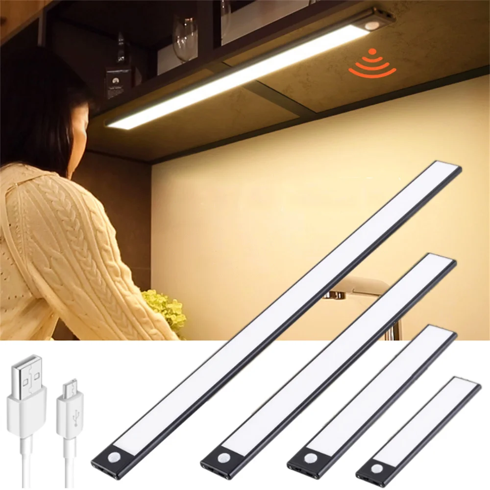 PIR Motion Sensor Light Under Cabinet Wireless USB Rechargeable Closet Kitchen Light Perception LED Magnetic Night Light
PIR Motion Sensor Light Under Cabinet Wireless USB Rechargeable Closet Kitchen Light Perception LED Magnetic Night Light