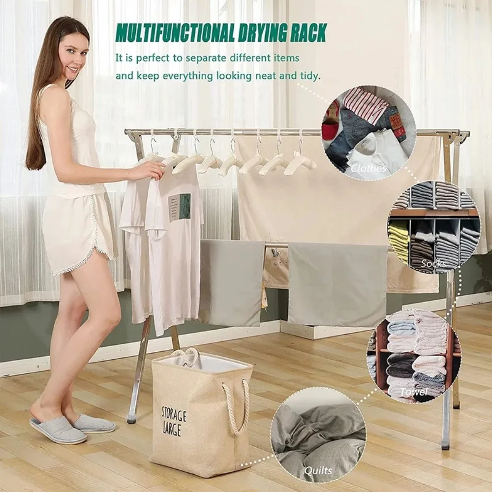 79 inches Laundry Drying Rack, Stainless Steel Clothes Drying Rack, Clothes Drying Rack Folding Indoor - Silver,free shipping 
79 inches Laundry Drying Rack, Stainless Steel Clothes Drying Rack, Clothes Drying Rack Folding Indoor - Silver,free shipping