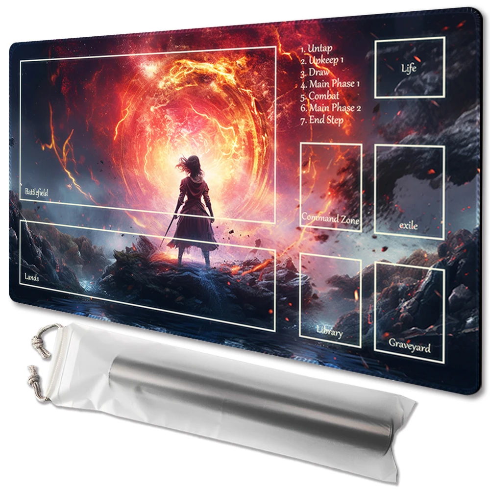 The Last Stand- Board Game TCG Playmat Table Mat Game Size 60X35 CM Mousepad Compatible for MTG CCG 
The Last Stand- Board Game TCG Playmat Table Mat Game Size 60X35 CM Mousepad Compatible for MTG CCG