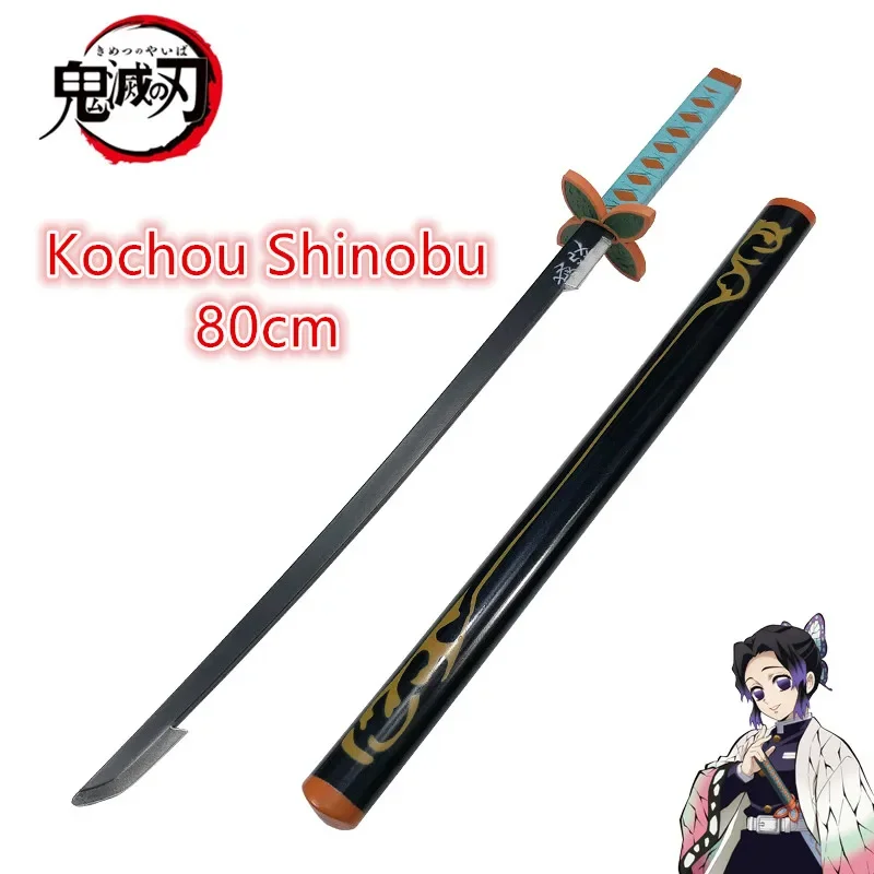 

Anime Original Kimetsu no Yaiba Katana Cosplay Weapon Demon Slayer Sword Kochou Shinobu Kyoujurou Tanjirou Swords 80cm