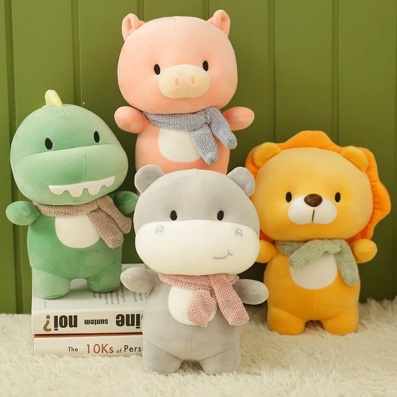 New Dinosaur Pig Lion Hippo Plush Toys Kawaii Animal Appease Dolls Stuffed Soft Toy for Children Girls Birthday Gift 1pc 23cm
New Dinosaur Pig Lion Hippo Plush Toys Kawaii Animal Appease Dolls Stuffed Soft Toy for Children Girls Birthday Gift 1pc 23cm