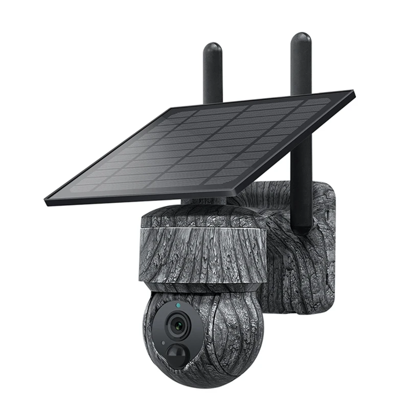 

4G SIM Solar PTZ Camera WIFI Outdoor Wireless IP Cameras With Solar Panel Two Way Audio Security CCTV Camera