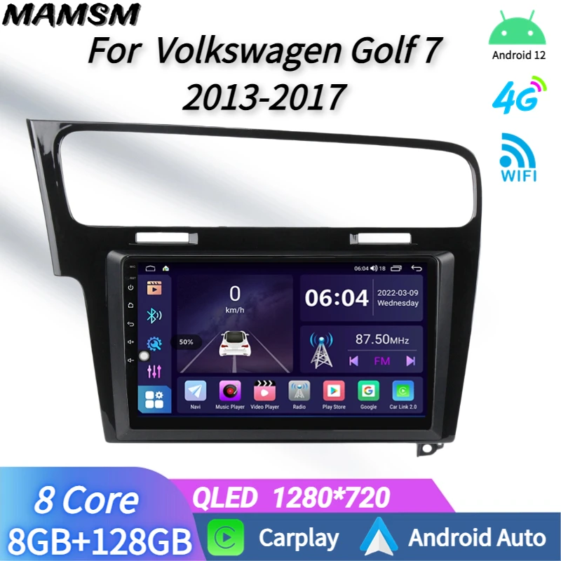 Automotive Multimedia Player For Volkswagen Golf 7 2013-2017 Car Radio With Android Screen 2 DIN Head Unit Carplay Bluetooth GPS
Automotive Multimedia Player For Volkswagen Golf 7 2013-2017 Car Radio With Android Screen 2 DIN Head Unit Carplay Bluetooth GPS