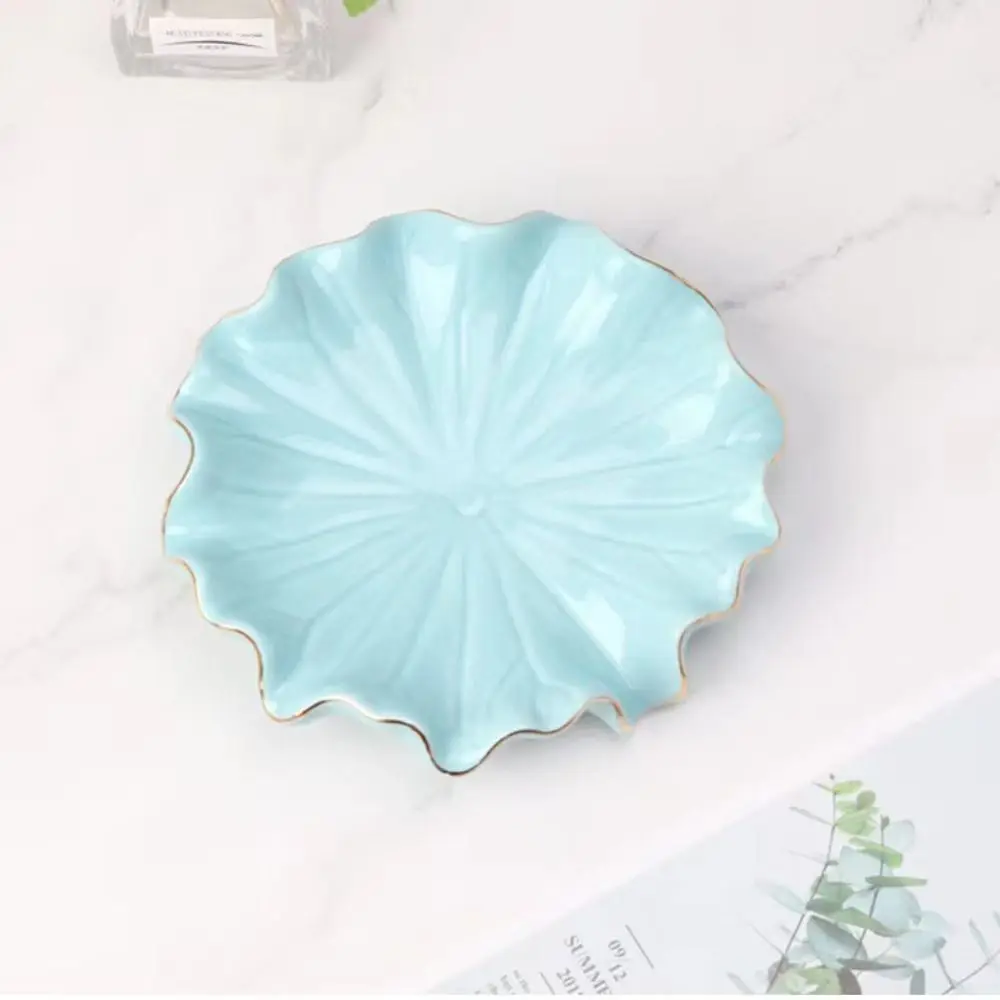 Extend Ceramic 0.623lbs Soap Tray Easy To Clean. Self Draining Bath|All Age Groups|Placing Soap|Lotus-leaf Shape
Extend Ceramic 0.623lbs Soap Tray Easy To Clean. Self Draining Bath|All Age Groups|Placing Soap|Lotus-leaf Shape