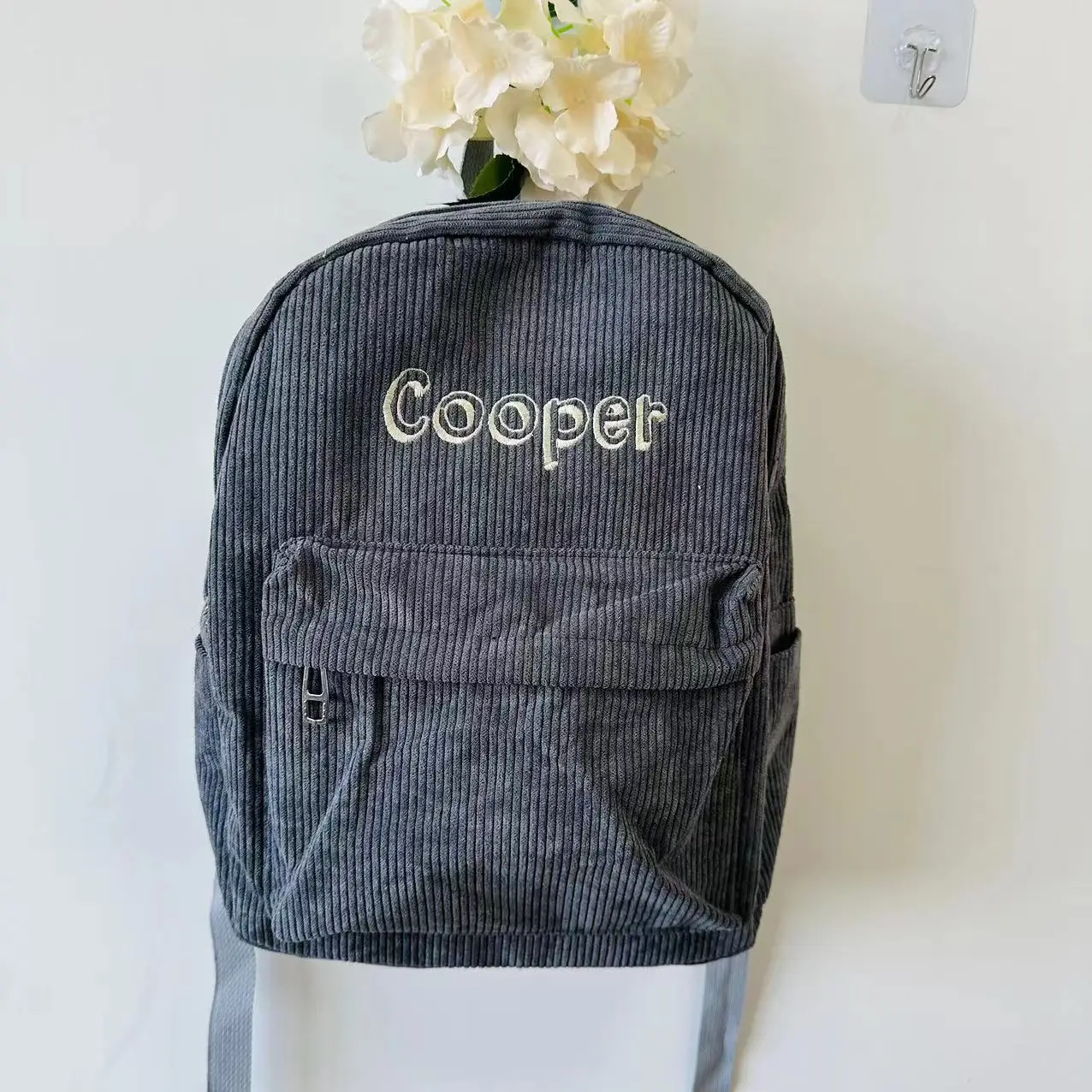 3D Embroidered Corduroy Schoolbag Custom Name Boys Girls High School Large Corduroy Backpack Solid Color Female Gift Backpacks
3D Embroidered Corduroy Schoolbag Custom Name Boys Girls High School Large Corduroy Backpack Solid Color Female Gift Backpacks
