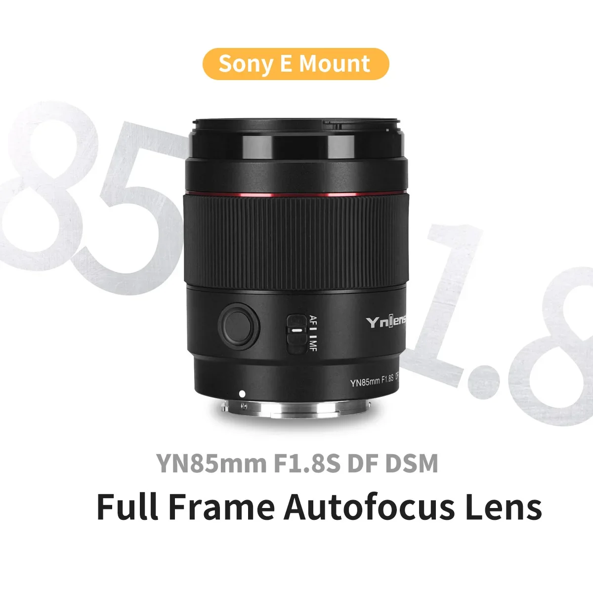 Объектив YONGNUO 85 мм F1.8 с автофокусом и большой диафрагмой для Sony E Mount A9 A7RII A7II A6600 A6500
Объектив YONGNUO 85 мм F1.8 с автофокусом и большой диафрагмой для Sony E Mount A9 A7RII A7II A6600 A6500