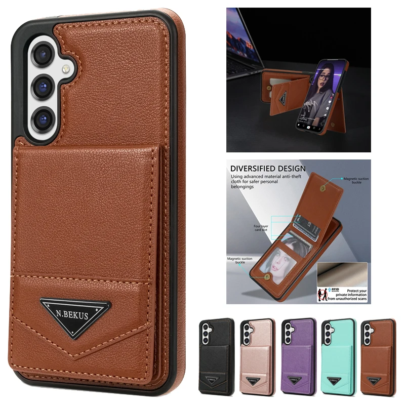 For Samsung Galaxy A04s A13 A51 A52 A53 A54 S23 FE S22 S21 Plus S20 Note 20 Ultra Wallet Hardware Anti-theft Brush Leather Cover
For Samsung Galaxy A04s A13 A51 A52 A53 A54 S23 FE S22 S21 Plus S20 Note 20 Ultra Wallet Hardware Anti-theft Brush Leather Cover