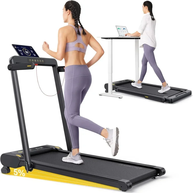UREVO 2 in 1 Folding Treadmill, Under Desk Treadmill for Home/Office, 2.5HP Treadmills with Remote Control, LED Display, 265lbs
UREVO 2 in 1 Folding Treadmill, Under Desk Treadmill for Home/Office, 2.5HP Treadmills with Remote Control, LED Display, 265lbs