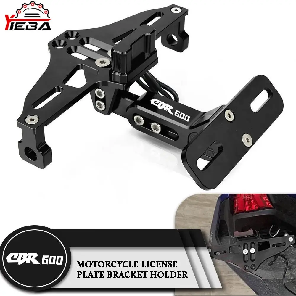 For Honda CBR 600 F2,F3,F4,F4i CBR600RR CBR600 CBR750 RR Motorcycle Adjustable Tail Tidy License Plate Holder Bracket LED Light
For Honda CBR 600 F2,F3,F4,F4i CBR600RR CBR600 CBR750 RR Motorcycle Adjustable Tail Tidy License Plate Holder Bracket LED Light