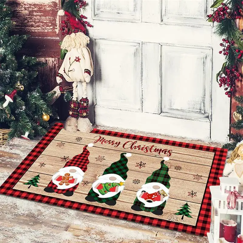 Christmas floor mat Santa Claus snowman entrance hall balcony anti slip absorbent carpet Rug
Christmas floor mat Santa Claus snowman entrance hall balcony anti slip absorbent carpet Rug