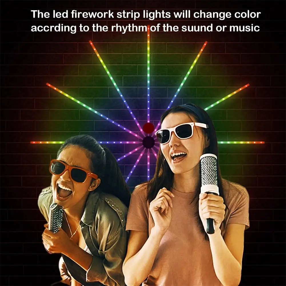 Intelligent Symphony Rgb Led Strip Firework Festoon Smart Led Tape Lamp Bluetooth Backlight Living Room Decor Decoration Bedroom
Intelligent Symphony Rgb Led Strip Firework Festoon Smart Led Tape Lamp Bluetooth Backlight Living Room Decor Decoration Bedroom
