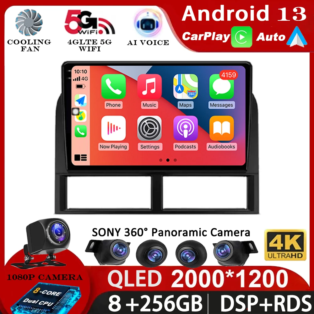 Автомагнитола на Android 13 Carplay для Jeep Grand Cherokee II WJ 1998-2004, GPS-навигатор, мультимедийный стерео Wi-Fi + 4G DVD
Автомагнитола на Android 13 Carplay для Jeep Grand Cherokee II WJ 1998-2004, GPS-навигатор, мультимедийный стерео Wi-Fi + 4G DVD