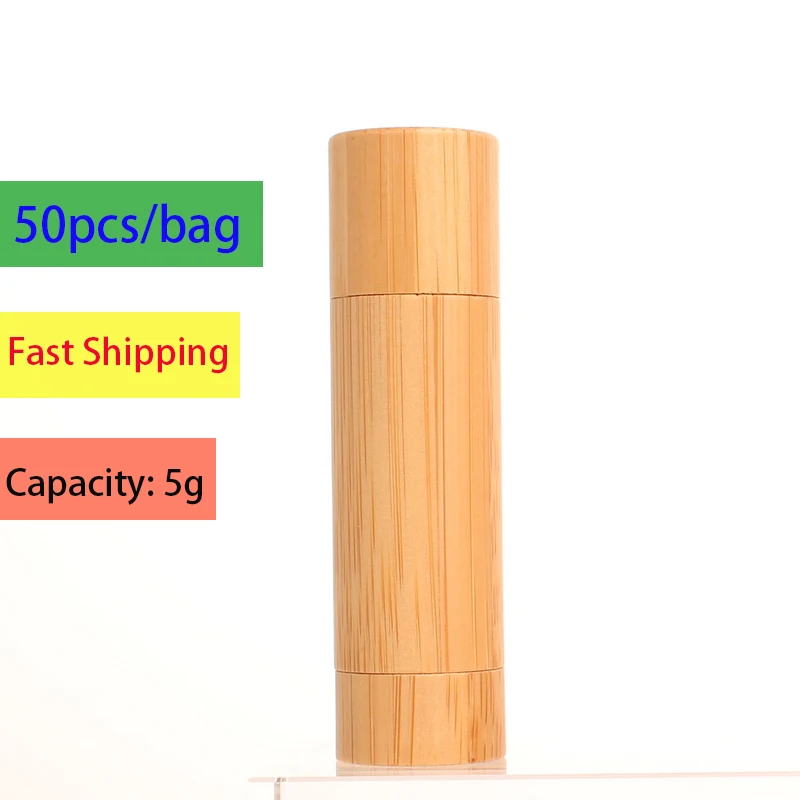 50PCS/Lot Enviroment Friendly Empty Eco Material Bamboo Cover PP Liner Lip Balm Tube Container Lipstick Casing DIY Lip Care Tube
50PCS/Lot Enviroment Friendly Empty Eco Material Bamboo Cover PP Liner Lip Balm Tube Container Lipstick Casing DIY Lip Care Tube