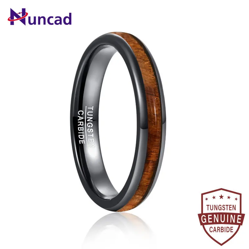 Nuncad 4mm Tungsten Carbide Ring Black Dome Polished Inlaid Wood Women's Fashion Jewelry Gift Size 6-11
Nuncad 4mm Tungsten Carbide Ring Black Dome Polished Inlaid Wood Women's Fashion Jewelry Gift Size 6-11