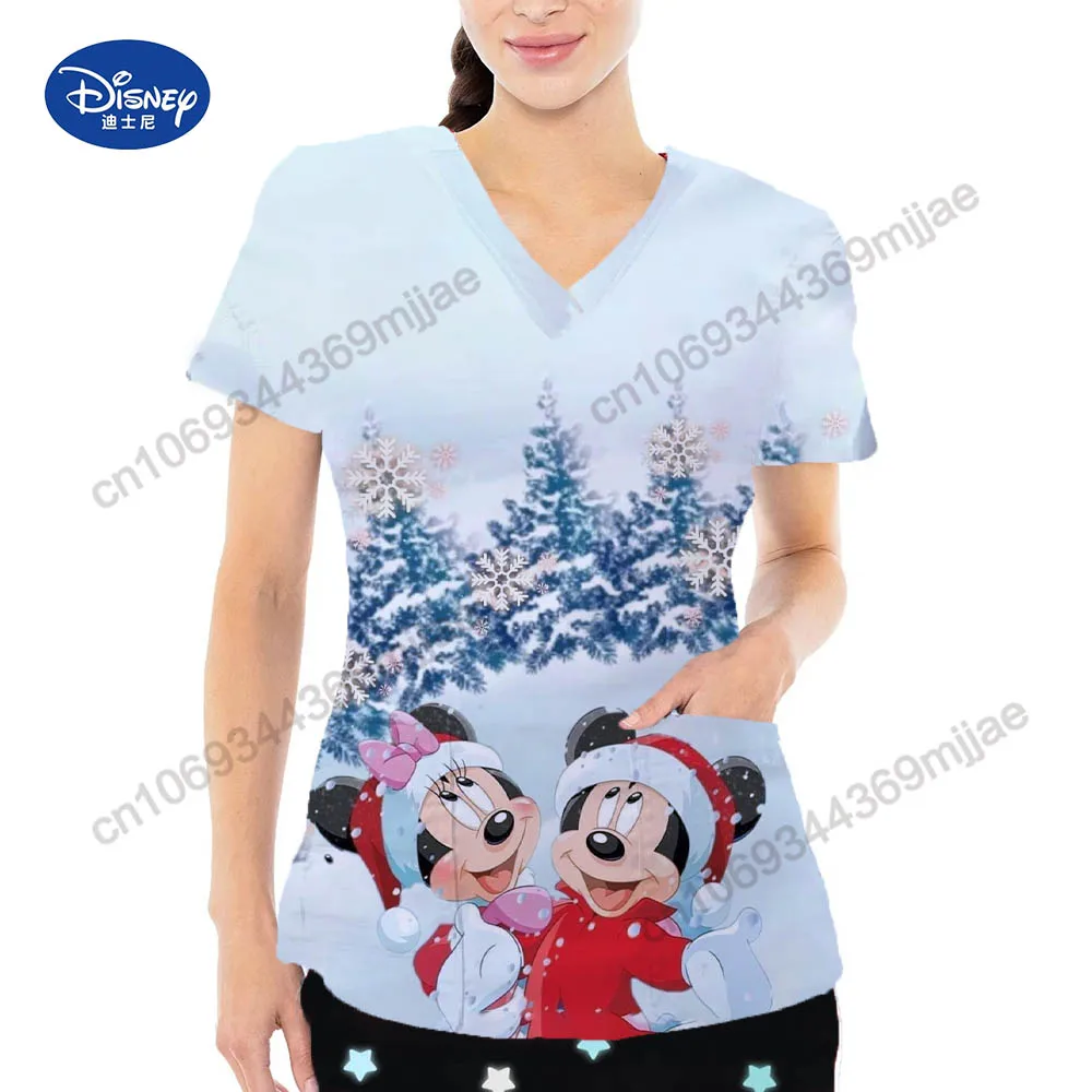 Модная Корейская женская одежда для женщин, униформа медсестры, Летняя женская одежда с V-образным вырезом, футболка с карманами, кроп-топ Y2k, Yk2
Модная Корейская женская одежда для женщин, униформа медсестры, Летняя женская одежда с V-образным вырезом, футболка с карманами, кроп-топ Y2k, Yk2