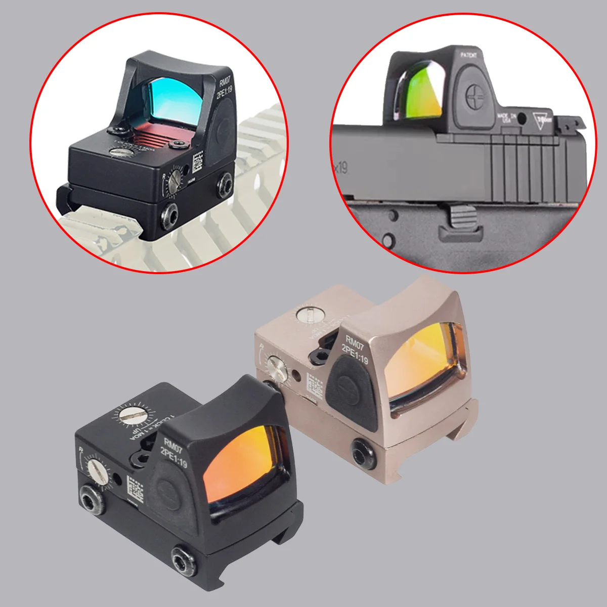 Metal Mini Trijicon RMR Red Dot Sight Collimator Rifle Reflex Sight Scope Fit 20mm Rail For Hunting Pistol Glock 17 19 AR15 M4
Metal Mini Trijicon RMR Red Dot Sight Collimator Rifle Reflex Sight Scope Fit 20mm Rail For Hunting Pistol Glock 17 19 AR15 M4