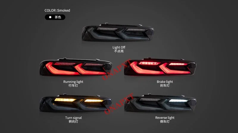 

Car Accessories Streaming Turn light American LED Tail Light Assembly Refit Taillight Rear Lamp For Chevrolet Camaro 2016-2018