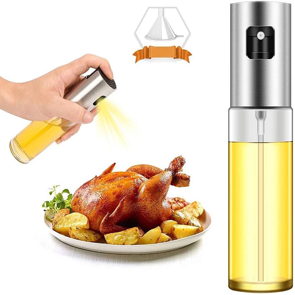 2pcs Oil Spray Bottle Bottle Brush Oil Brush Funnel Barbecue Spray Oil Bottle Vinegar Soy Sauce Spray Kettle Kitchen Supply
2pcs Oil Spray Bottle Bottle Brush Oil Brush Funnel Barbecue Spray Oil Bottle Vinegar Soy Sauce Spray Kettle Kitchen Supply