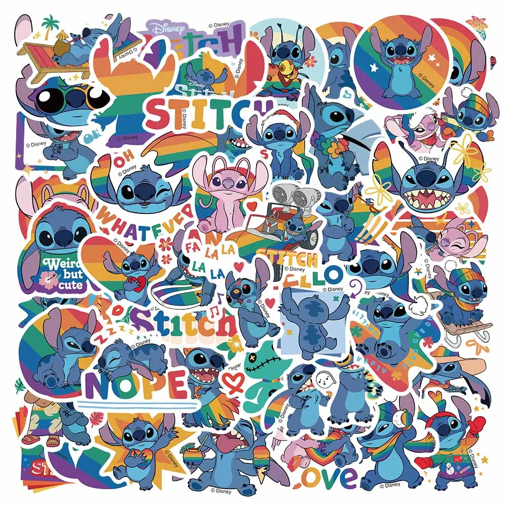 50pcs Disney Rainbow Stitch Cartoon Sticker DIY Phone Laptop Luggage Skateboard Graffiti Decals Fun for Kid Gift
50pcs Disney Rainbow Stitch Cartoon Sticker DIY Phone Laptop Luggage Skateboard Graffiti Decals Fun for Kid Gift