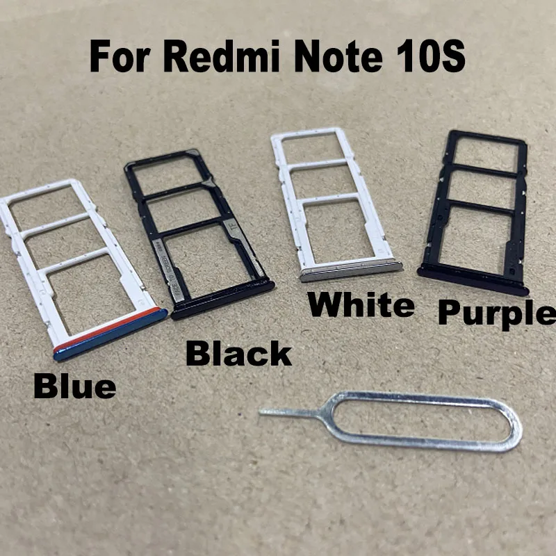 Original Sim Card Tray For Xiaomi Redmi Note 10S Slot Holder Socket Adapter Connector Repair Parts Replacement FHD
Original Sim Card Tray For Xiaomi Redmi Note 10S Slot Holder Socket Adapter Connector Repair Parts Replacement FHD