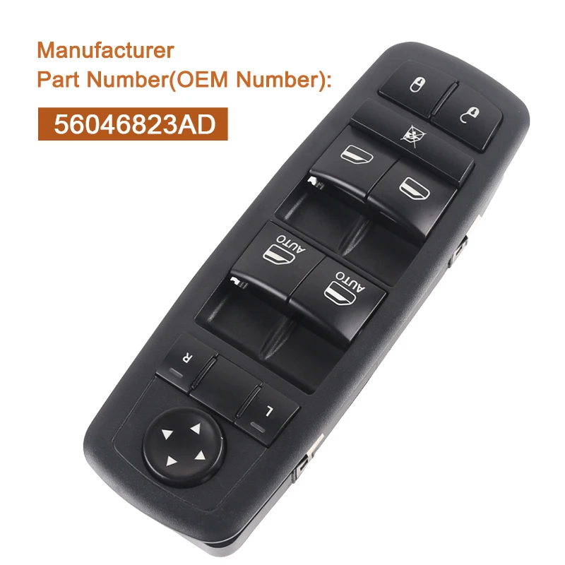 

New 56046823AC 56046823AD Power Window Switch for Chrysler Dodge Charger Challenger Ram