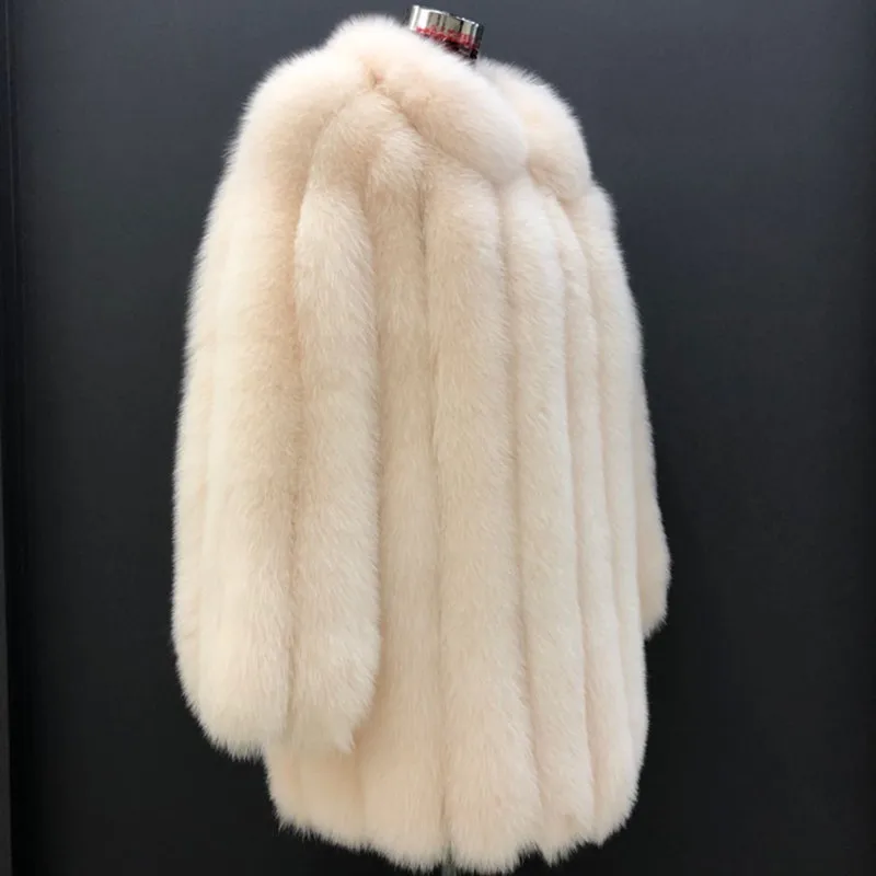 Промоакция Женская куртка меховое пальто мех норки Толстая зимняя уличная
