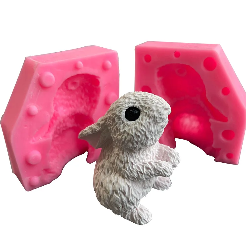 3D Cute Rabbit Silicone Mold Mousse Candy Fondant Chocolate Cake Decor Baking Tools Plaster Drop Glue Handmade Soap Candle Mould
3D Cute Rabbit Silicone Mold Mousse Candy Fondant Chocolate Cake Decor Baking Tools Plaster Drop Glue Handmade Soap Candle Mould