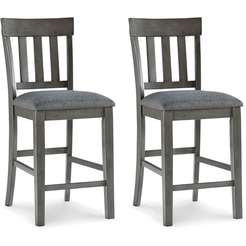 Hallanden Modern Farmhouse 25.75" Counter Height Upholstered Barstool, Set of 2, Dark Gray
Hallanden Modern Farmhouse 25.75" Counter Height Upholstered Barstool, Set of 2, Dark Gray