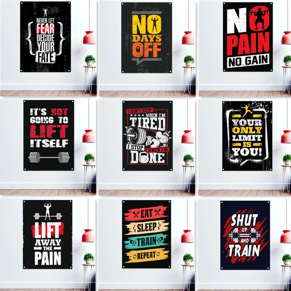 Inspirational Quotes Poster Wall Hanging Flag Fitness Bodybuilding Workout Banner Wall Painting Classroom Office Gym Decor Mural 
Inspirational Quotes Poster Wall Hanging Flag Fitness Bodybuilding Workout Banner Wall Painting Classroom Office Gym Decor Mural