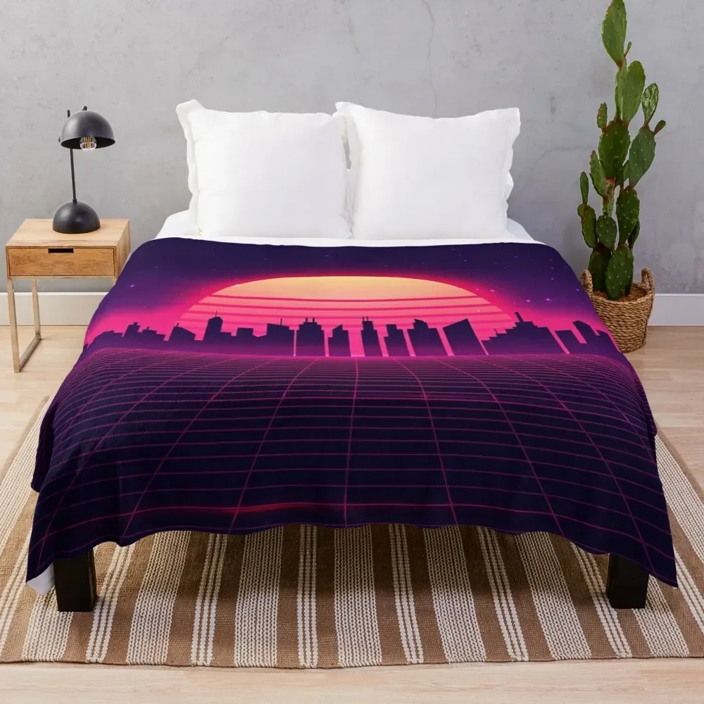 Retro Vaporwave City Skyline Throw Blanket Fluffy Softs fluffy For Sofa Thin Decorative Beds Single Blankets
Retro Vaporwave City Skyline Throw Blanket Fluffy Softs fluffy For Sofa Thin Decorative Beds Single Blankets