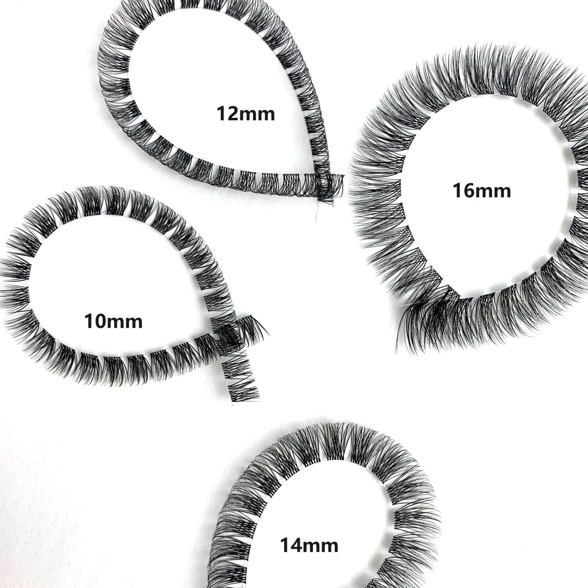 

Hand Made Eyelash Extension Segmented Flase Lashes Dramatic Lash Bundles Soft Ribbon Strip Eyelashes Make Up Lashes New