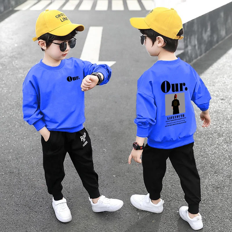 Boys Suit Sweatshirts +Pants Cotton 2Pcs/Sets 2022 Green Spring Autumn Thicken Sports Sets Kid Formal Sport Teenagers Children C
Boys Suit Sweatshirts +Pants Cotton 2Pcs/Sets 2022 Green Spring Autumn Thicken Sports Sets Kid Formal Sport Teenagers Children C