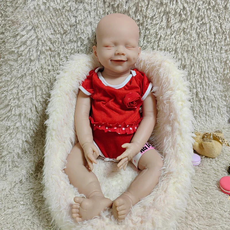20 Inch Reborn Baby Doll Sleep Girl Baby Full Body Silicone Realistic Newborn Doll
20 Inch Reborn Baby Doll Sleep Girl Baby Full Body Silicone Realistic Newborn Doll